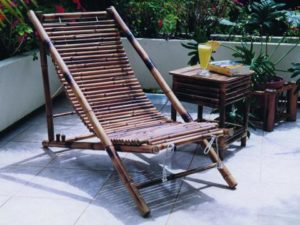 silla perezosa - lazy chair - bambú